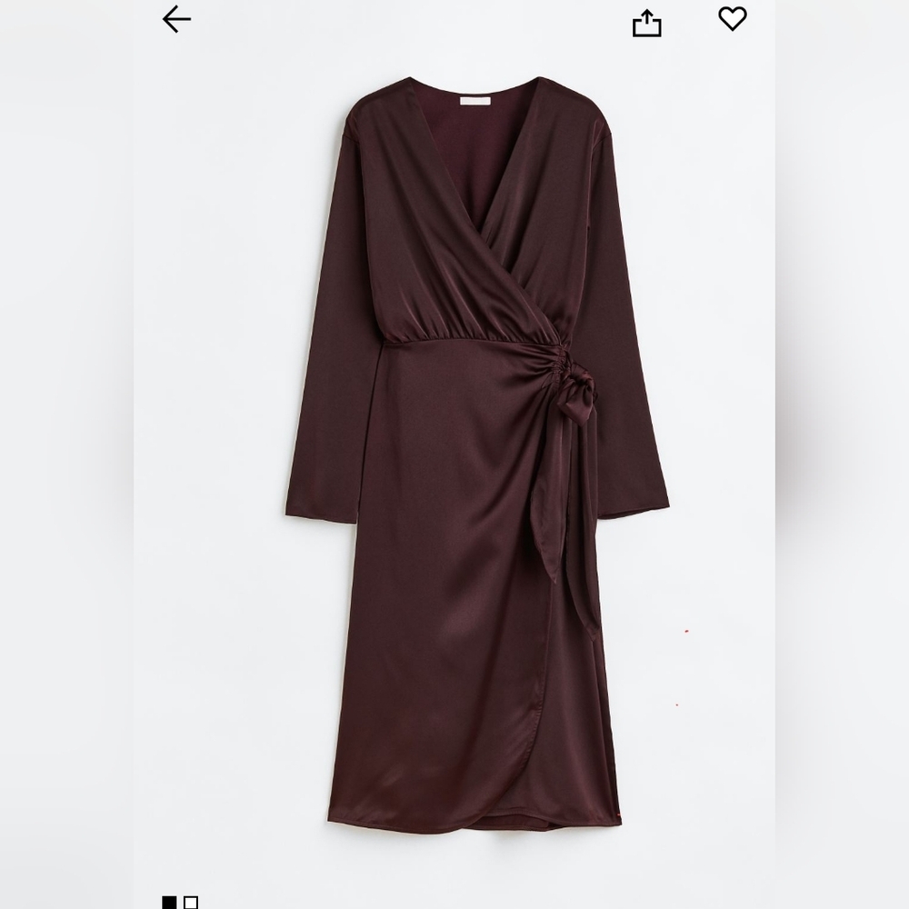 NWOT Wrap Front Dress